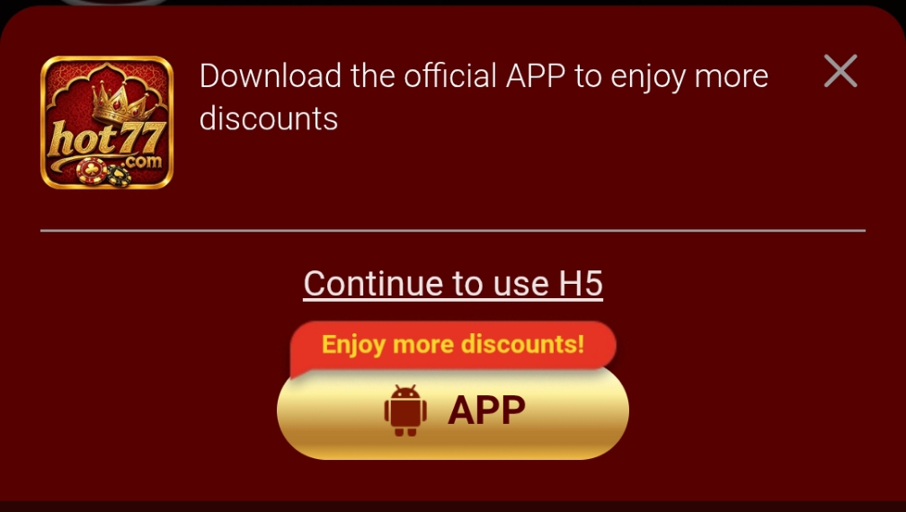 Hot77 APK